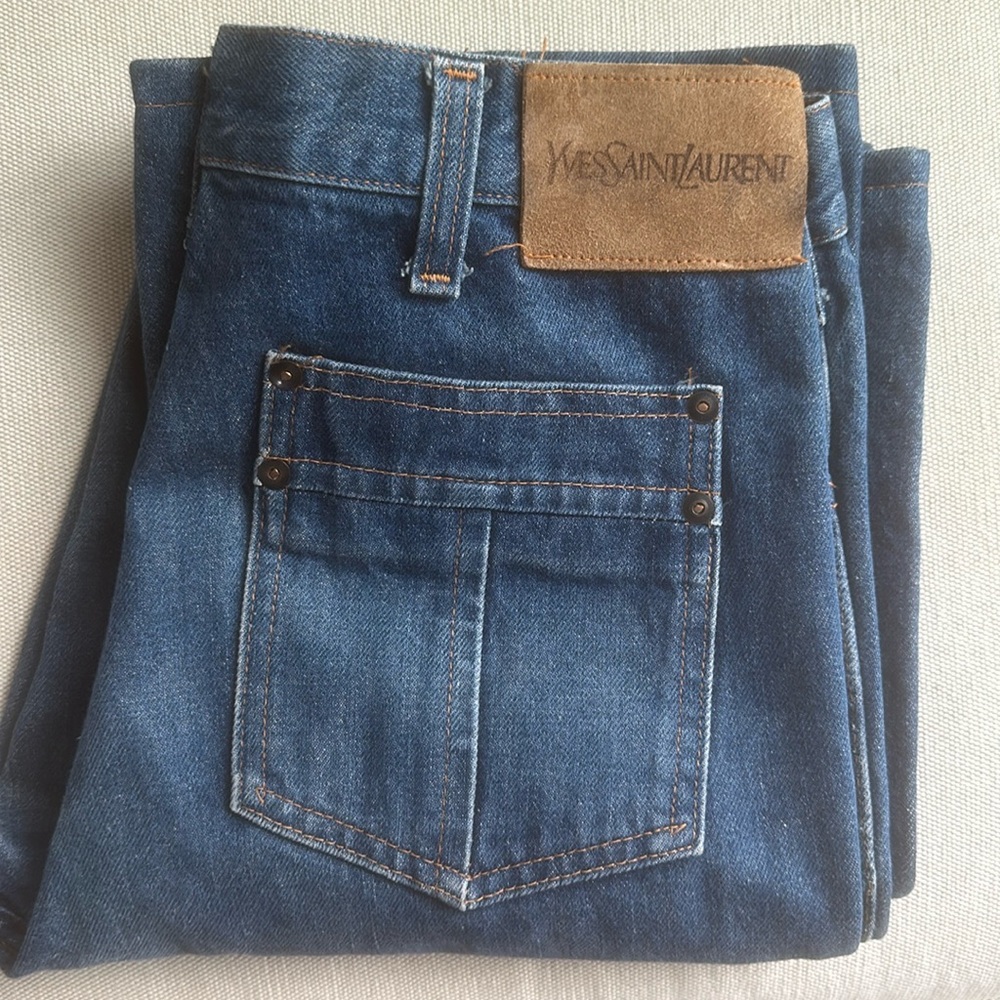 SAINT LAURENT straight leg jeans